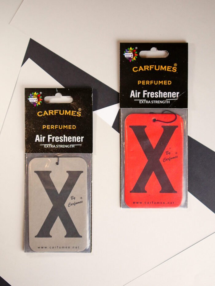 X car perfume cards